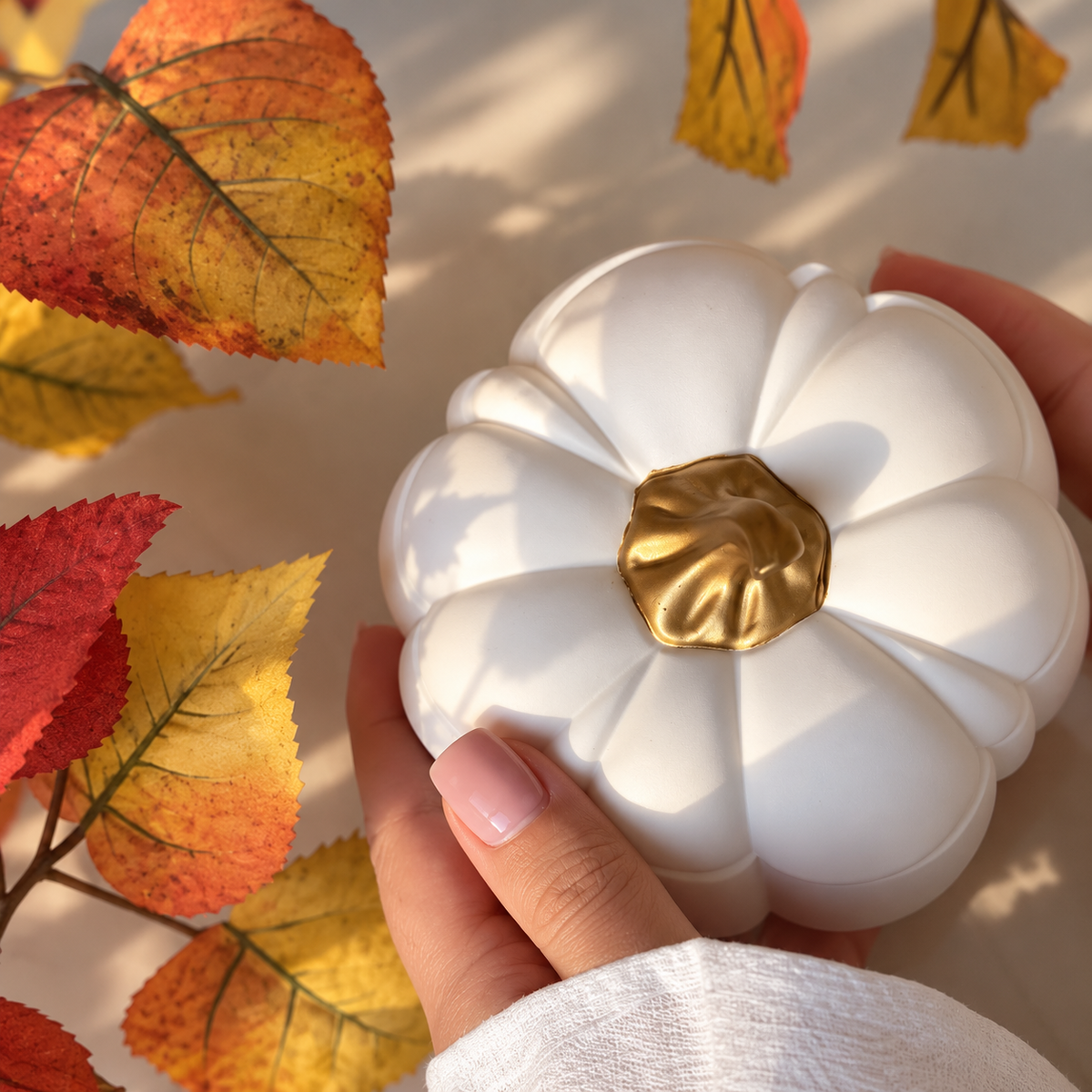 Pumpkin Candle ( container)