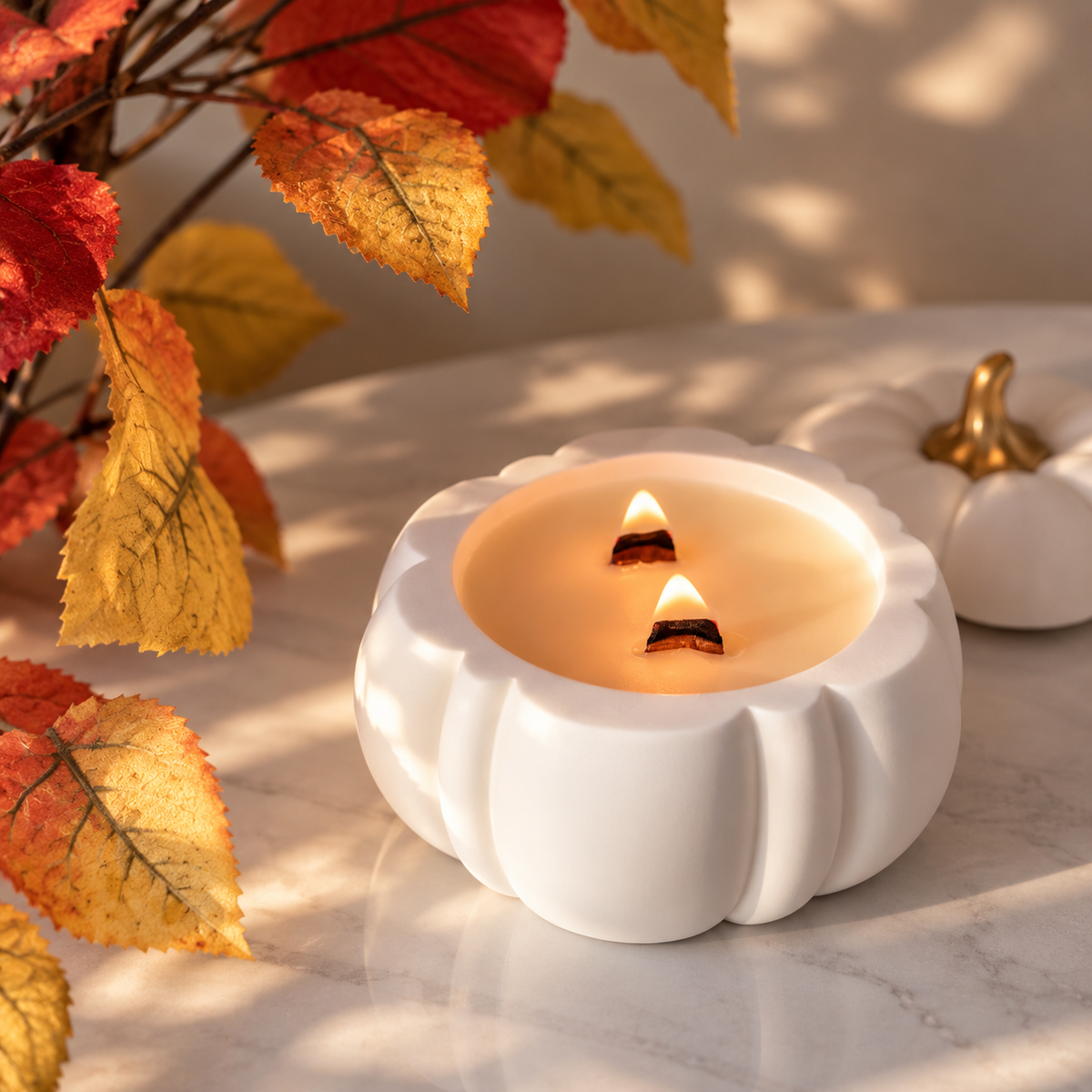 Pumpkin Candle ( container)