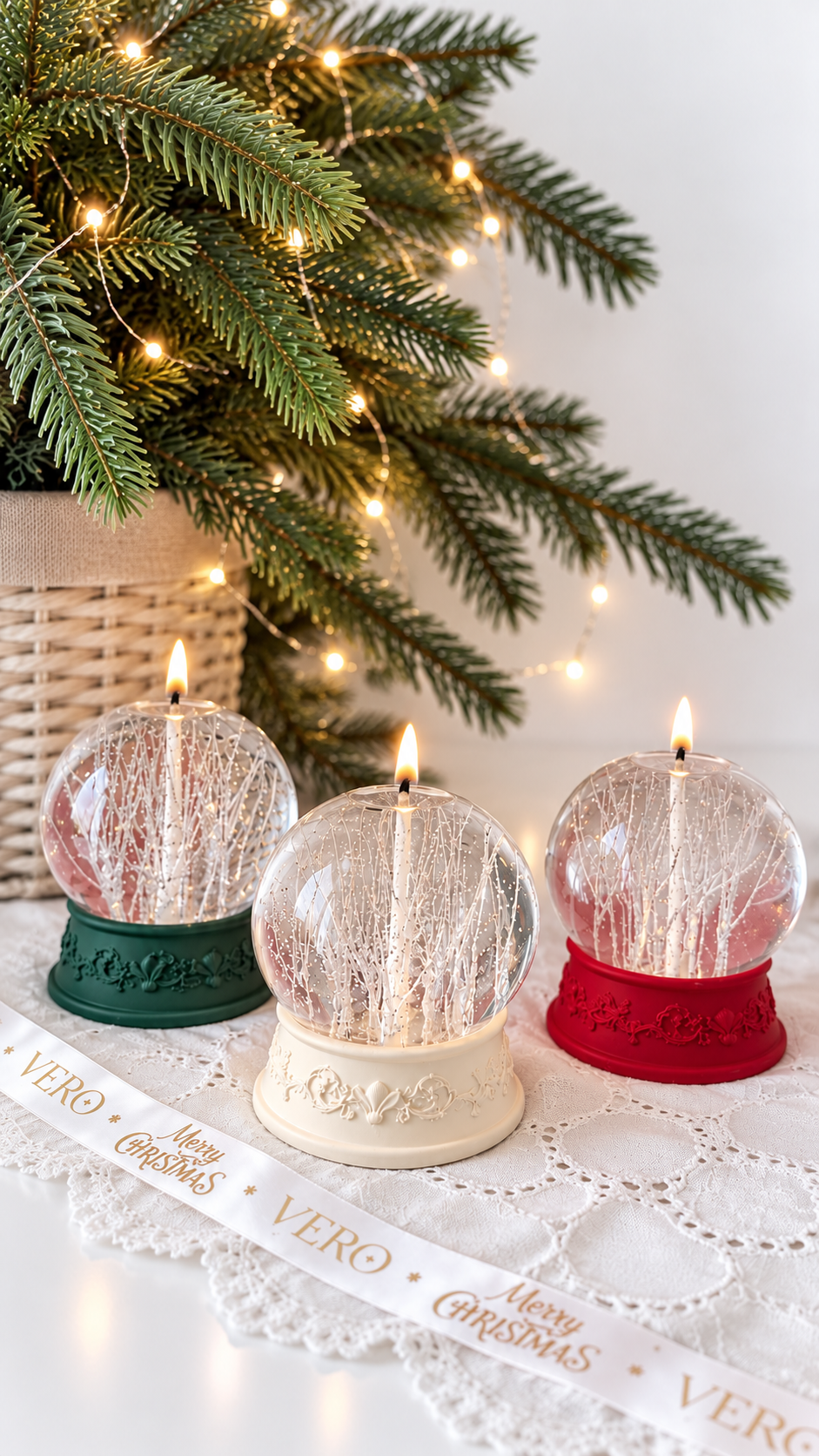 Crystal Bauble Candle