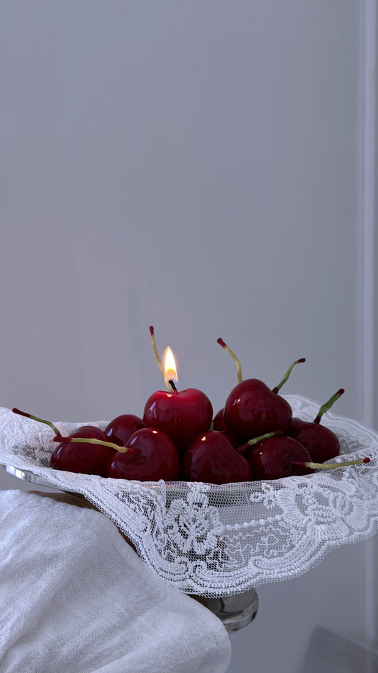 The Cherry Candles (set of 8)