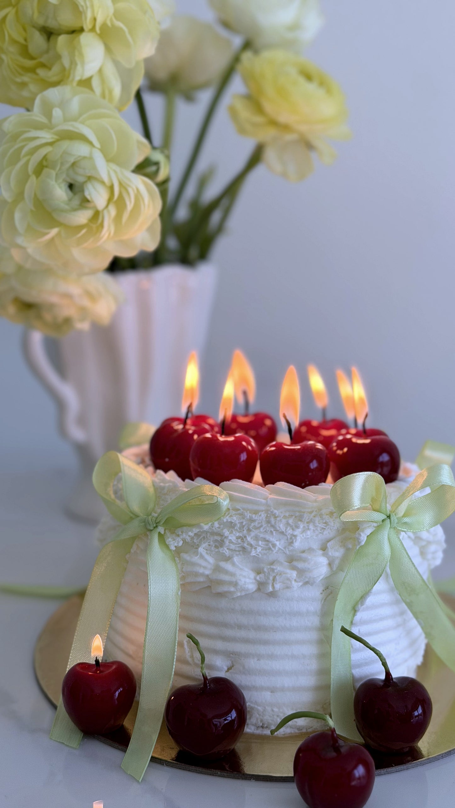 The Cherry Candles (set of 8)