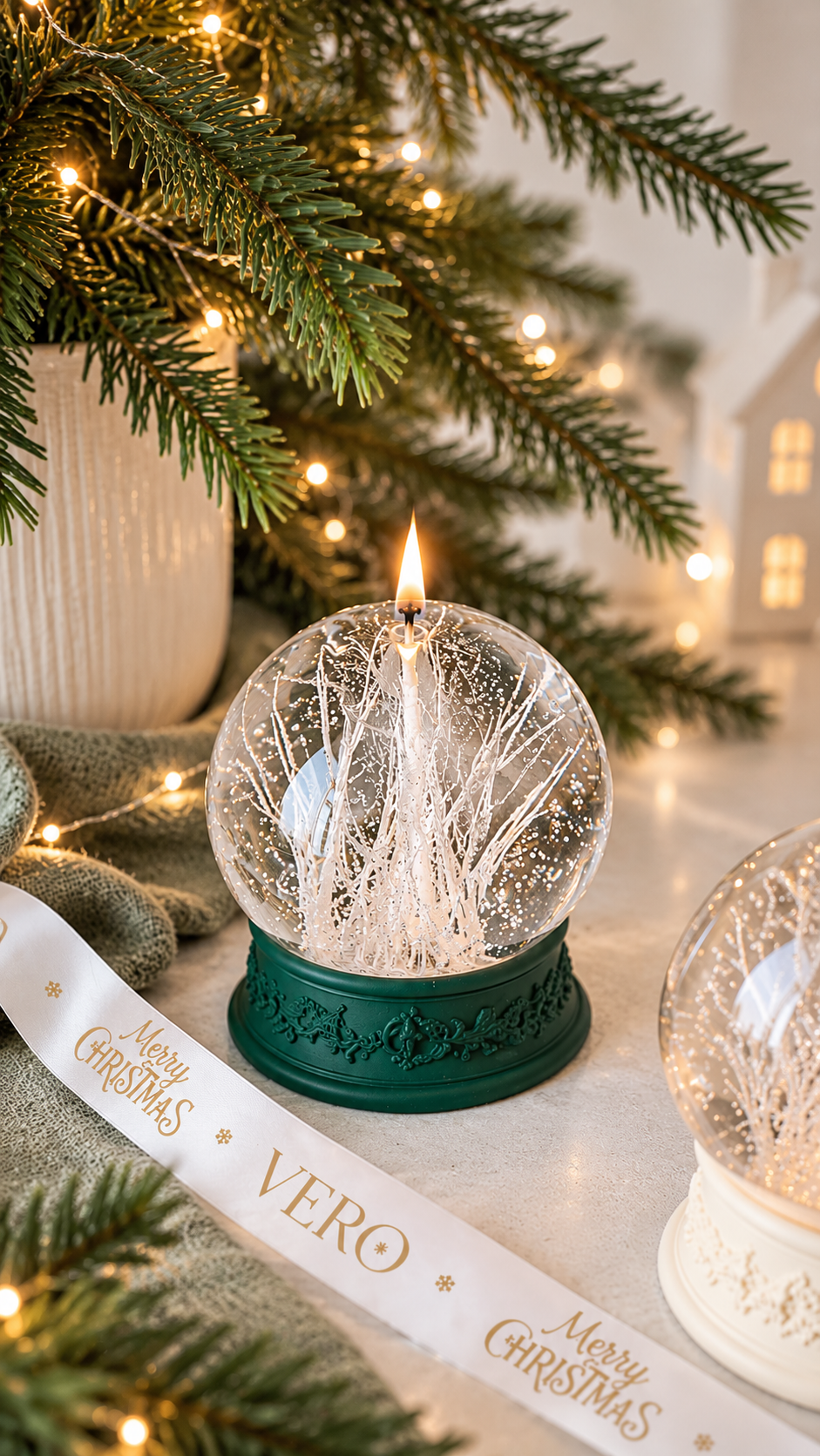 Crystal Bauble Candle