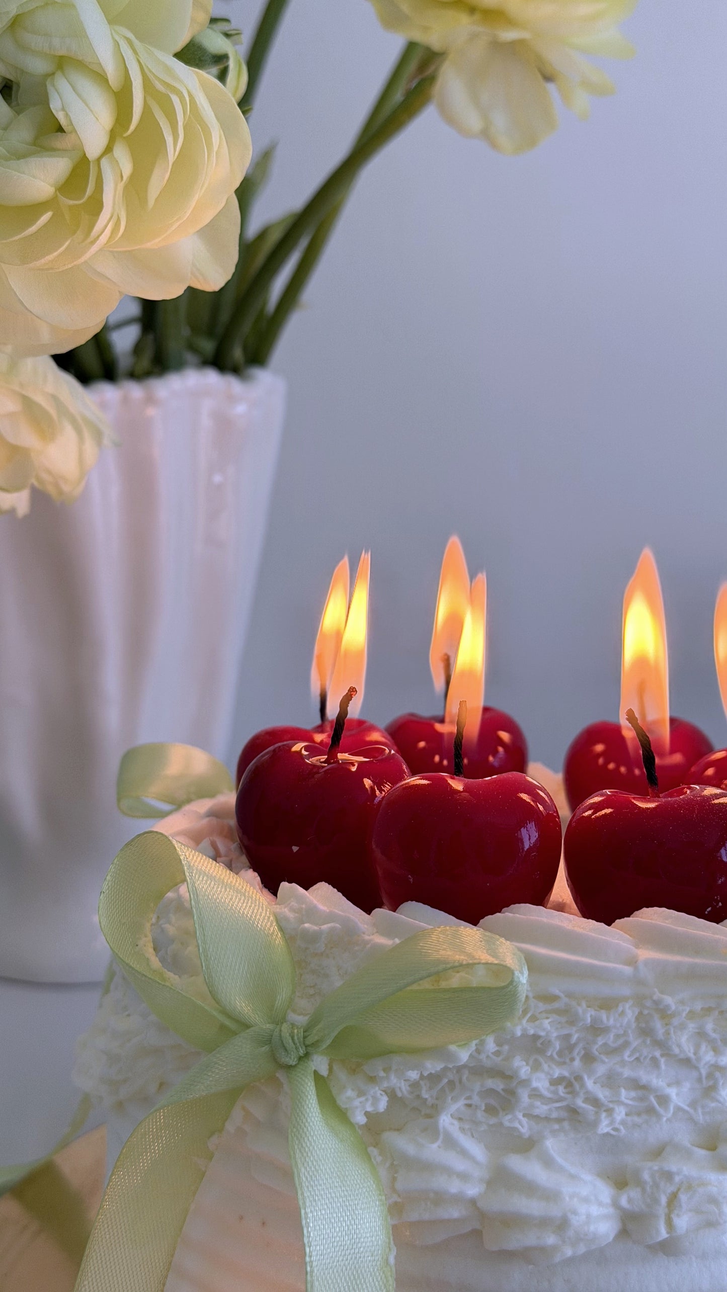 The Cherry Candles (set of 8)