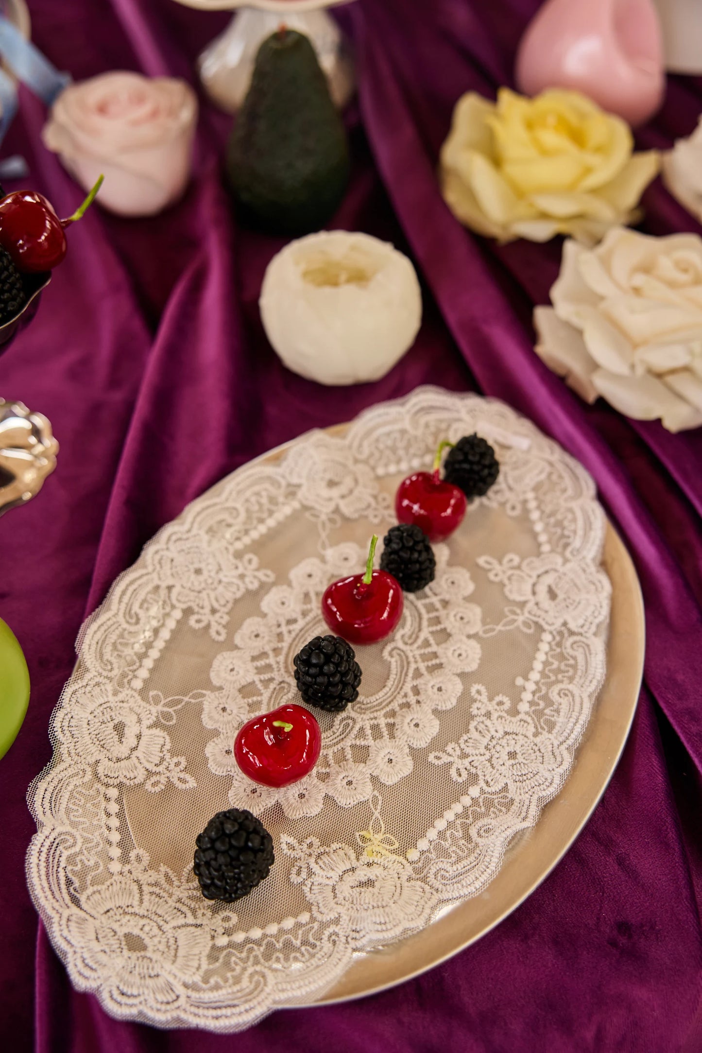 The Cherry Candles (set of 8)