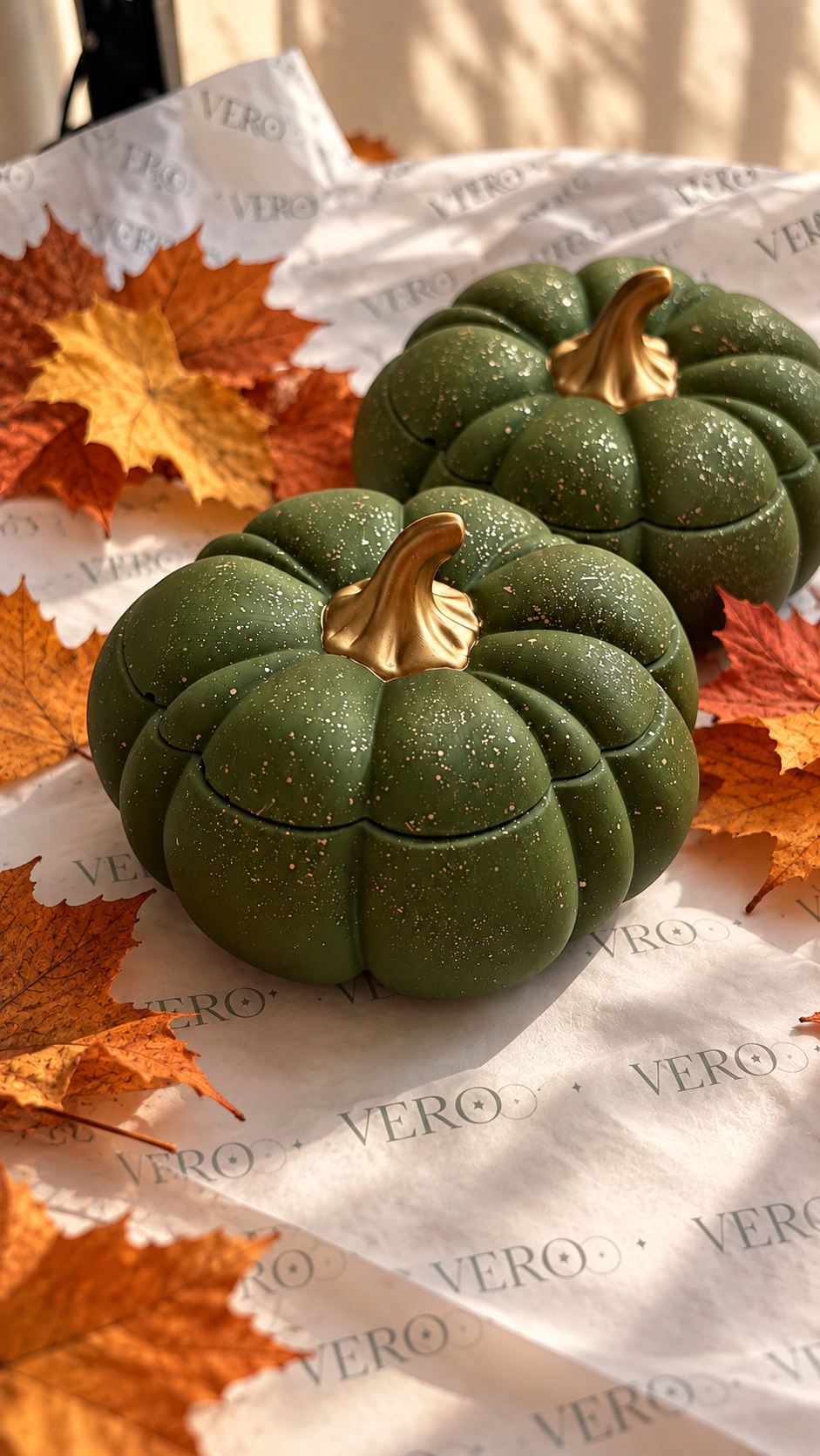 Pumpkin Candle ( container)